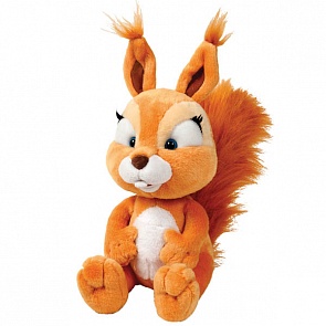 Мягкая игрушка Белка из серии Маша и медведь, озвученная, с музыкальным чипом, 22 см. (Мульти-Пульти, F11-W1710sim)